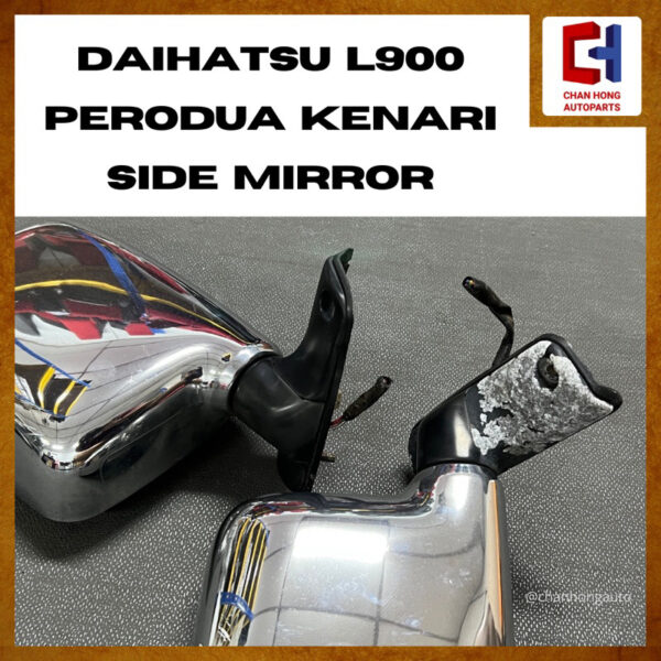Daihatsu Move L900 / Perodua Kenari Chrome Side Mirror [5 Pins][Original from Japan][Used] - Image 3