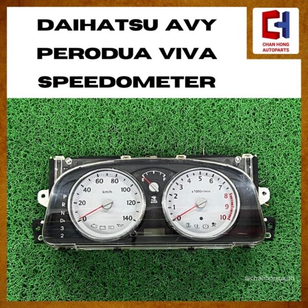 Daihatsu Avy Perodua Viva L250S Speedometer [White][Original from Japan][Used]