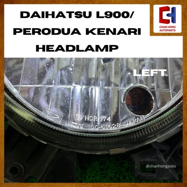 Daihatsu L900/Perodua Kenari Headlamp [Original from Japan][Used] - Image 4