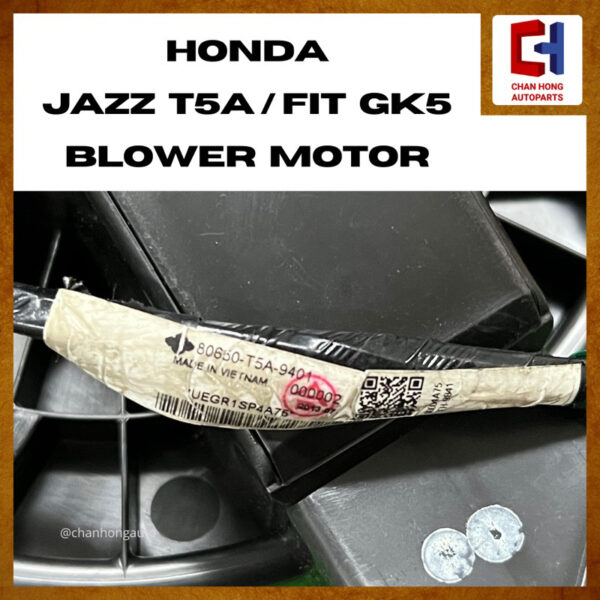Honda Jazz T5A / Fit GK5 Blower Motor [80650-T5A-9401][Original from Japan][Used] - Image 5