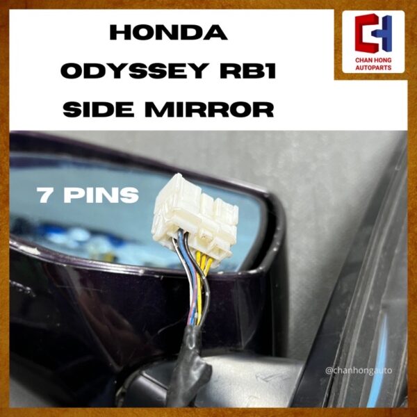 Honda Odyssey RB1 Side Mirror [7 Pins][Auto Flip][Original from Japan][Used] - Image 4