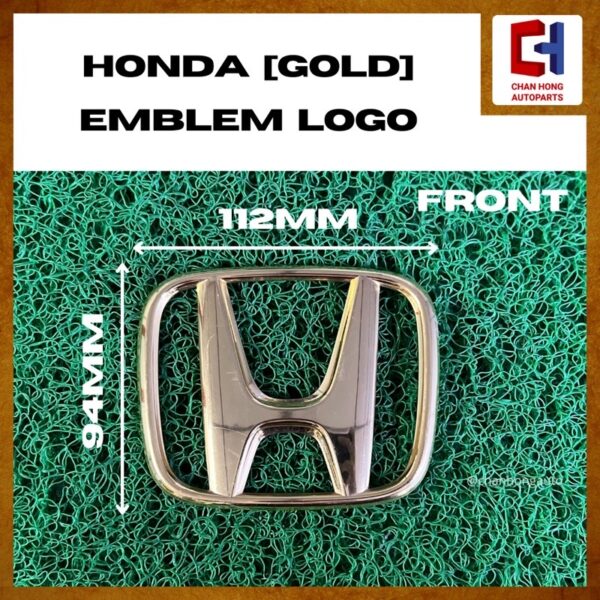 Honda (Gold) Emblem Logo [Original from Japan][Used] - Image 2