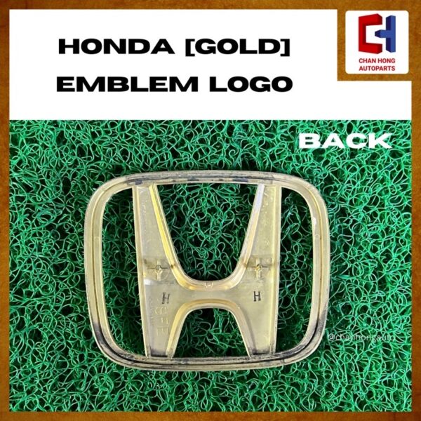 Honda (Gold) Emblem Logo [Original from Japan][Used] - Image 3