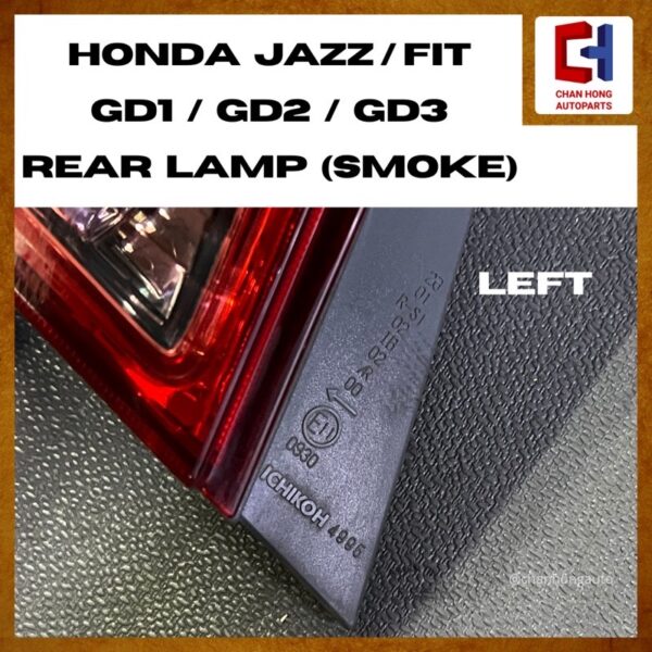 Honda Jazz/Fit GD1/GD2/GD3 Rear Lamp [Smoke][Ichikoh 4995][Original from Japan][Used] - Image 4