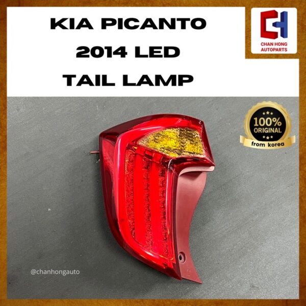 Kia Picanto 2014 LED Tail Lamp [92401-1Y3][Original from Korea][Used]