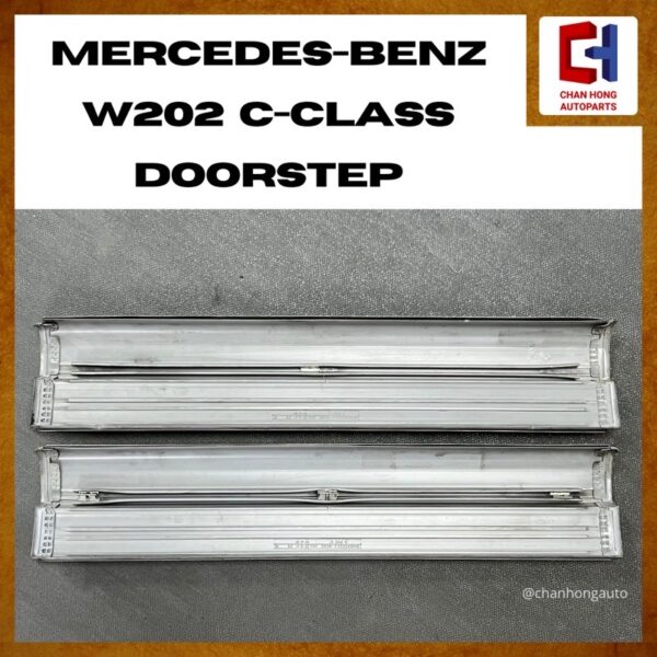 Mercedes-Benz W202 C-Class AMG Doorstep/Sill Scuff Plate [Original from Japan]Used] - Image 3