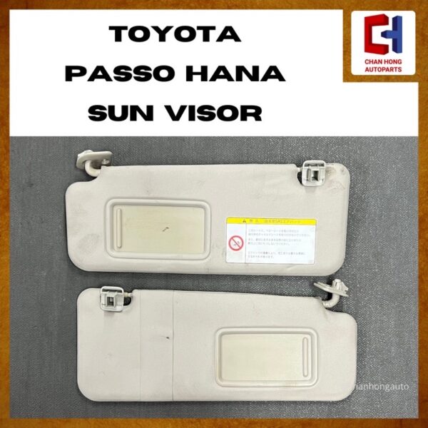 Toyota Passo Hana/Perodua Myvi Lagi Best Sun Visor/Sun Shade [Original from Japan][Used] - Image 2