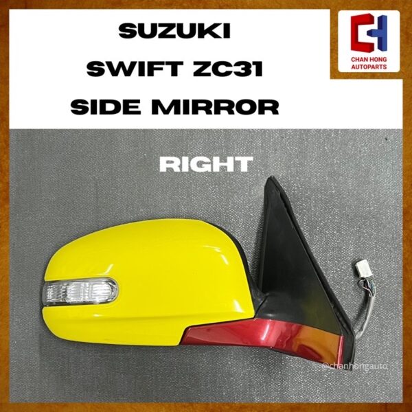 Suzuki Swift ZC31 Side Mirror [7 Pins][Auto Flip][Signal Lamp][Original from Japan] - Image 2