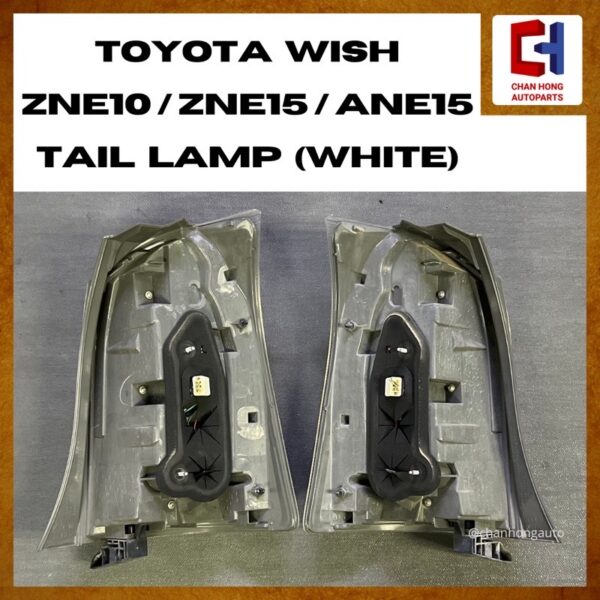Toyota Wish ZNE10/ZNE15/ANE15 Tail Lamp [White][Original from Japan][Used] - Image 2