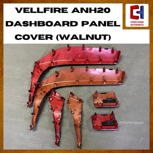 Toyota Vellfire ANH20 Dashboard Panel Cover (Walnut)[5 Colors][Original from Japan] [Used] - Image 2