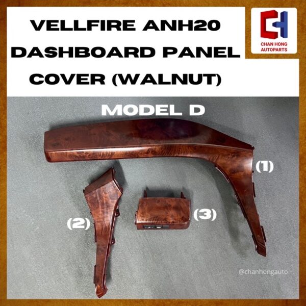 Toyota Vellfire ANH20 Dashboard Panel Cover (Walnut)[5 Colors][Original from Japan] [Used] - Image 6