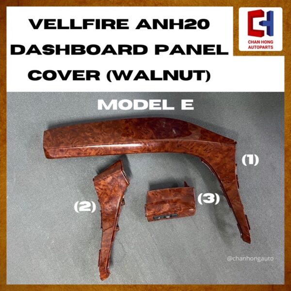 Toyota Vellfire ANH20 Dashboard Panel Cover (Walnut)[5 Colors][Original from Japan] [Used] - Image 7