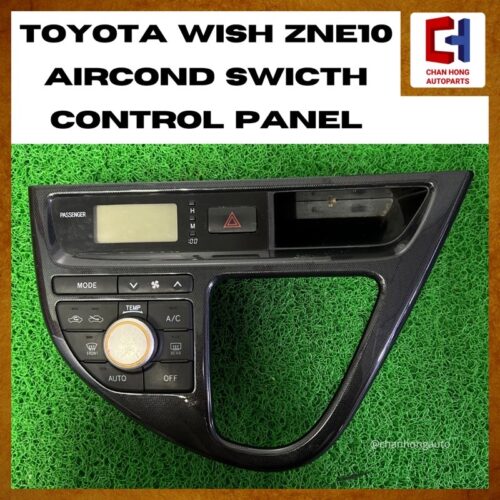Toyota Wish ZNE10 Aircond Switch Control Panel [Original from Japan][Used]