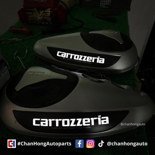 Pioneer Carrozzeria TS-X480G Sealed Type 4-Way Speaker System [Speaker Bantal] [Silver] [Original from Japan] - Image 2