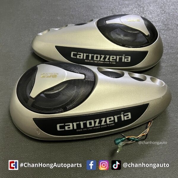 Pioneer Carrozzeria TS-X480G Sealed Type 4-Way Speaker System [Speaker Bantal] [Silver] [Original from Japan] - Image 7