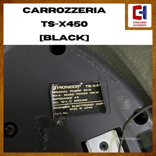 Pioneer Carrozzeria TS-X450 Bass-Reflex Type 4-Way Speaker System [Black] [Original from Japan] [Used] - Image 5