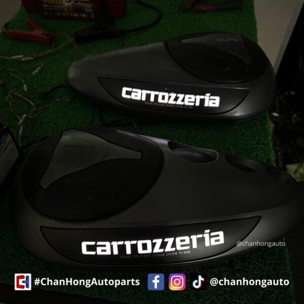 Pioneer Carrozzeria TS-X480 Sealed Type 4-Way Speaker System [Speaker Bantal] [Black] [Original from Japan][Used] - Image 2