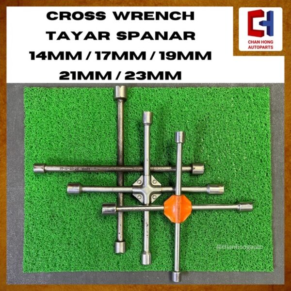 Cross Wrench Tayar Spanar 14mm / 17mm / 19mm / 21mm / 23mm [From Japan][Used]