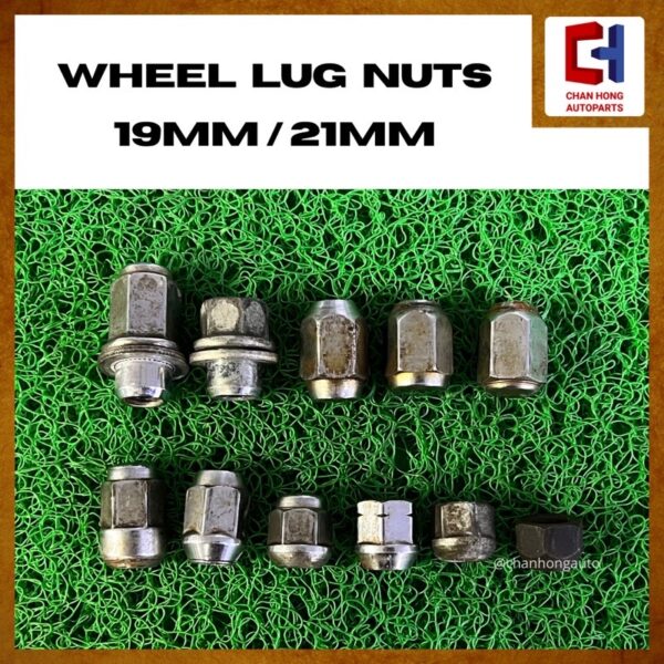 Wheel Lug Nuts 19mm/21mm [Steel] [From Japan] [Used]