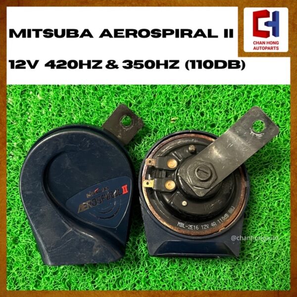 CAR HORN Mitsuba Alpha II / Alpha Horn / Aerospiral II [Original from Japan][USED] - Image 4
