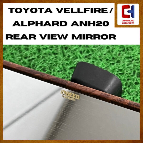 Toyota Vellfire/Alphard ANH20 Rear View Mirror [Walnut][Original from Japan][Used] - Image 3