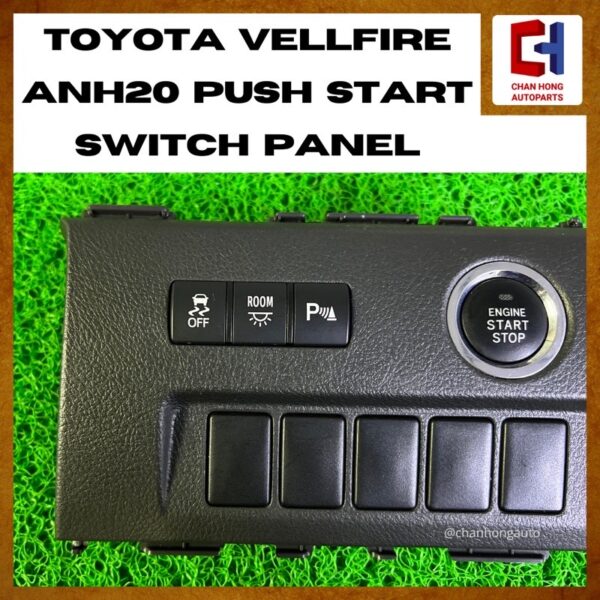 Toyota Vellfire / Alphard ANH20 Push Start Switch Panel [Original from Japan][Used] - Image 3