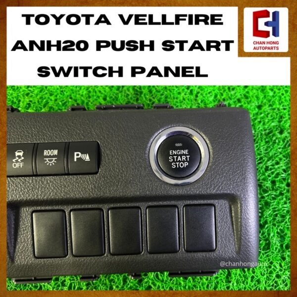 Toyota Vellfire / Alphard ANH20 Push Start Switch Panel [Original from Japan][Used] - Image 4