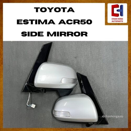 Toyota Estima ACR50 Side Mirror [7 Pins][Auto Flip][3 Colors][Original from Japan][Used]