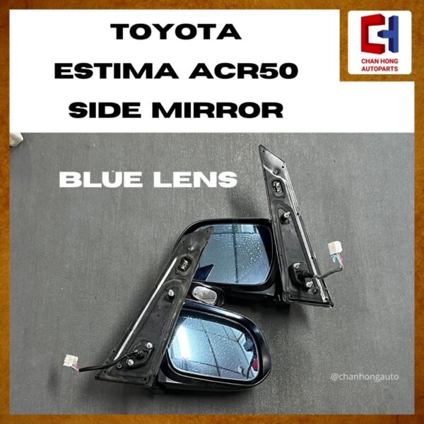 Toyota Estima ACR50 Side Mirror [7 Pins][Auto Flip][3 Colors][Original from Japan][Used] - Image 2