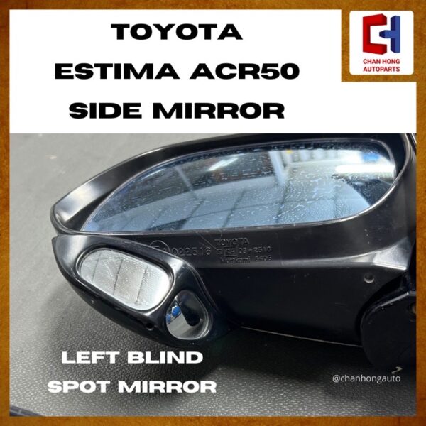 Toyota Estima ACR50 Side Mirror [7 Pins][Auto Flip][3 Colors][Original from Japan][Used] - Image 5