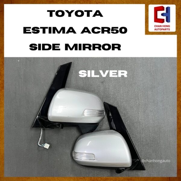 Toyota Estima ACR50 Side Mirror [7 Pins][Auto Flip][3 Colors][Original from Japan][Used] - Image 6