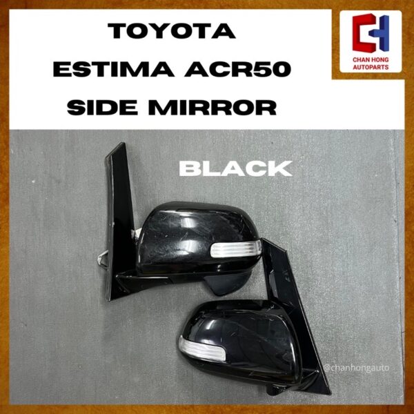 Toyota Estima ACR50 Side Mirror [7 Pins][Auto Flip][3 Colors][Original from Japan][Used] - Image 7