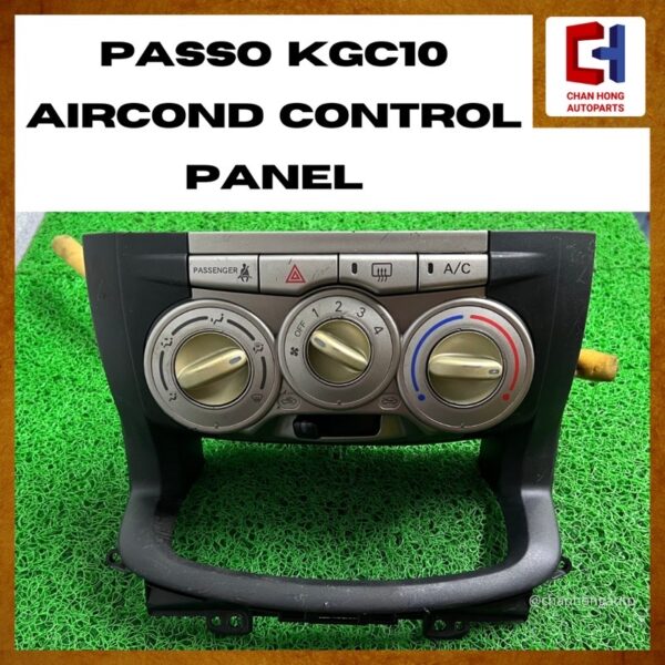 Toyota Passo KGC10 Aircond Control Panel [Original from Japan][Used]