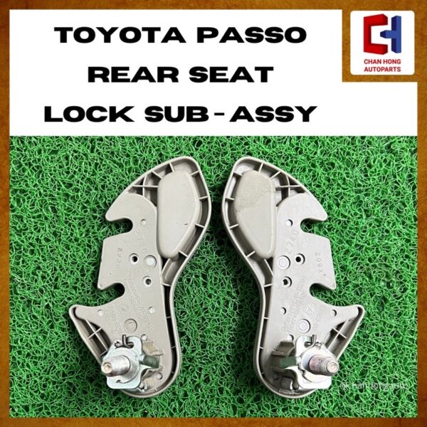 Toyota Passo Rear Seat Lock Sub-Assy 72603-B2010/72604-B2010 [Original from Japan][Used] - Image 2