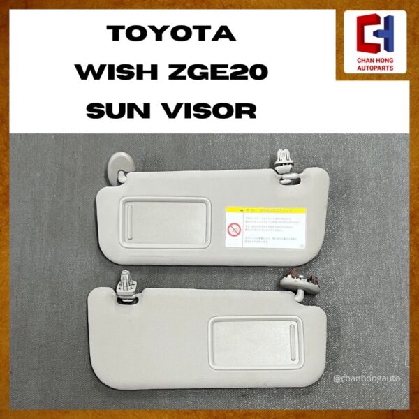 Toyota Wish ZGE20 Sun Visor/Sun Shade [Original from Japan][Used] - Image 2