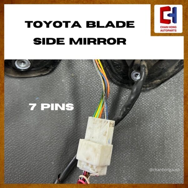 Toyota Blade Side Mirror [7 Pins][Original from Japan][Used] - Image 4