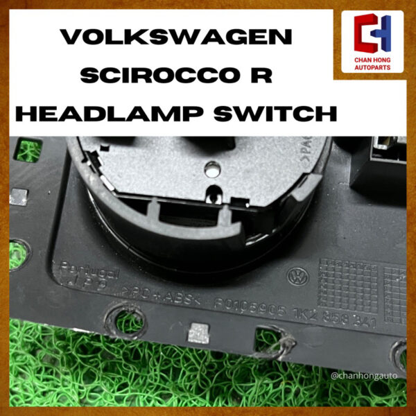 Volkswagen Scirocco R Headlamp Switch [1K2858341][Original from Portugal][Used] - Image 3