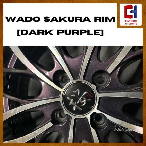 Wado SAKURA Rim [Dark Purple][Original from Japan][Used] - Image 3