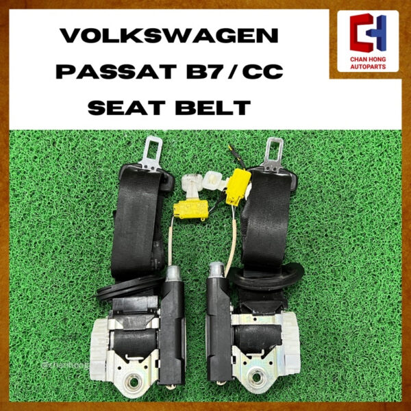 Volkswagen Passat B7/CC Seat Belt [3C1857705PRAA / 3C1857706RRAA][Original from Czech Republic][Used] - Image 2