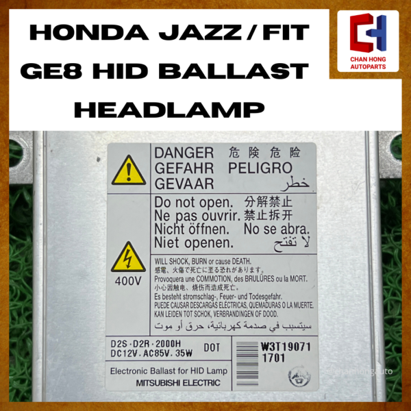 Honda Jazz / Fit GE8 HID Ballast Headlamp [W3T19071][Original from Japan][Used] - Image 2