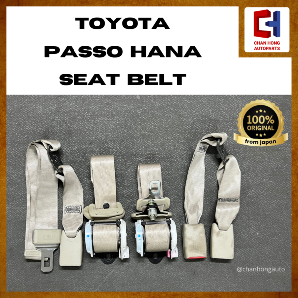 Toyota Passo Hana Seat Belt [Original from Japan][Used]