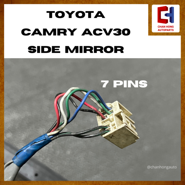 Toyota Camry ACV30 Side Mirror [7 Pins][Original from Japan ][Used] - Image 4