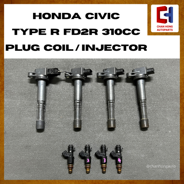 Honda Civic Type R FD2R 310cc Plug Coil / Injector [Original from Japan][Used] - Image 2