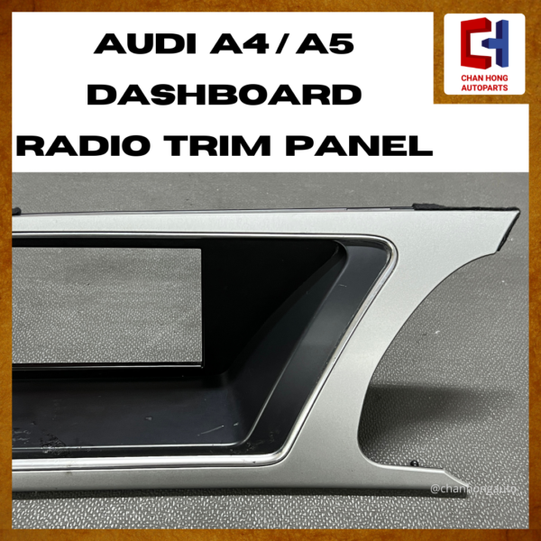 Audi A4 / A5 Dashboard Radio Trim Panel [8T2857185G][Original from Germany][Used] - Image 3