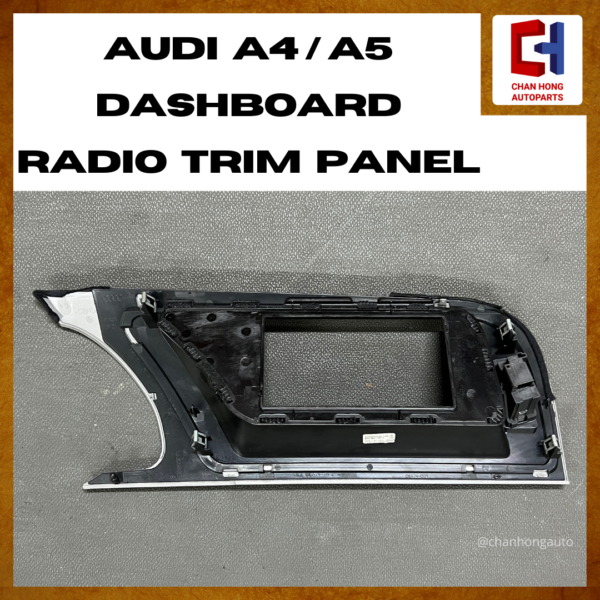 Audi A4 / A5 Dashboard Radio Trim Panel [8T2857185G][Original from Germany][Used] - Image 4