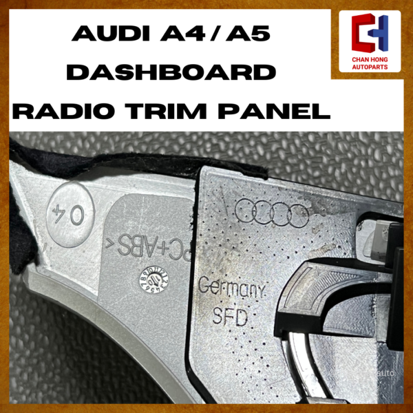 Audi A4 / A5 Dashboard Radio Trim Panel [8T2857185G][Original from Germany][Used] - Image 6