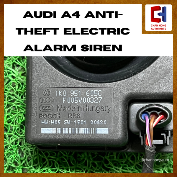 Audi A4 Anti-Theft Electric Alarm Siren [1K0951605C][Original from Hungary][Used] - Image 2