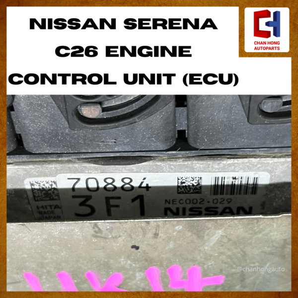 Nissan Serena C26 Engine Control Unit ECU [3F1 NEC002-029][Original from Japan][Used] - Image 3