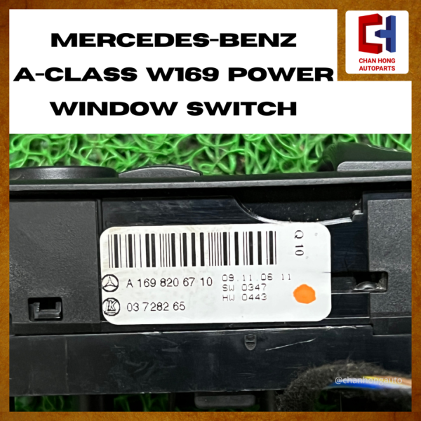Mercedes-Benz A-Class W169 Power Window Switch [A1698206710][Original from Germany][Used] - Image 7