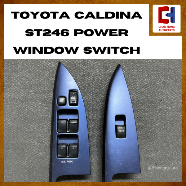 Toyota Caldina ST246 Power Window Switch [84040-21011][Original from Japan][Used] - Image 2